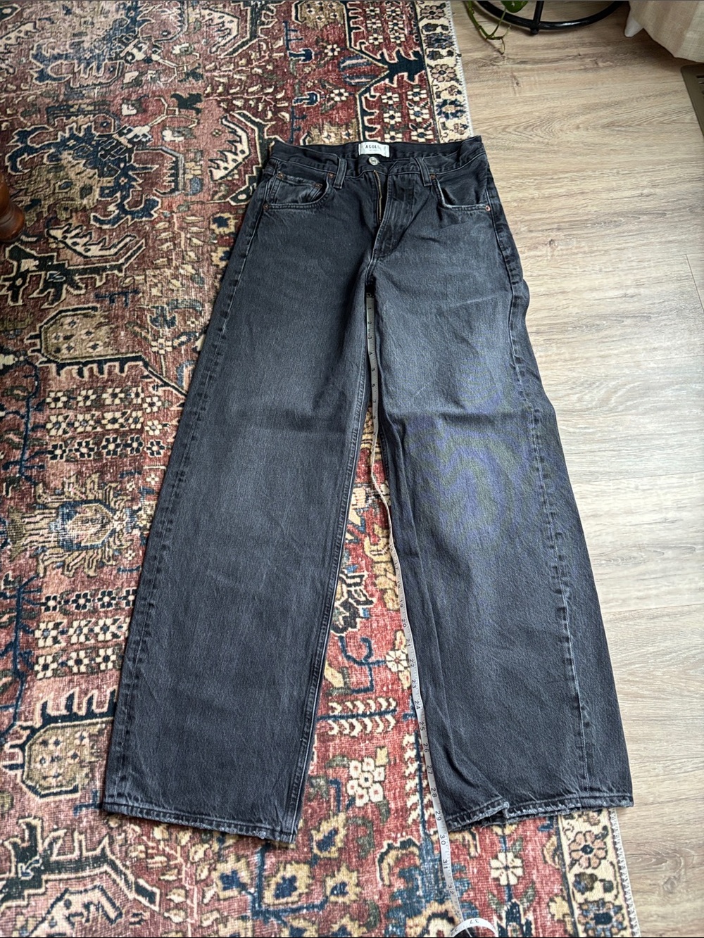 Agolde Black Low Curve Jeans